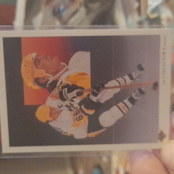 Wayne Gretzky and Mario lemieux upper deck hockey cards - Picture 8 of 9